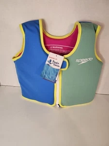 Speedo Unisex-Child Swim Flotation Classic Life Vest Begin to Swim UPF 50, - Picture 1 of 6
