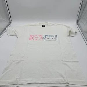 T-shirt vintage anni 80 punto singolo USPS francobollo Grand Forks L punto singolo USA - Foto 1 di 10