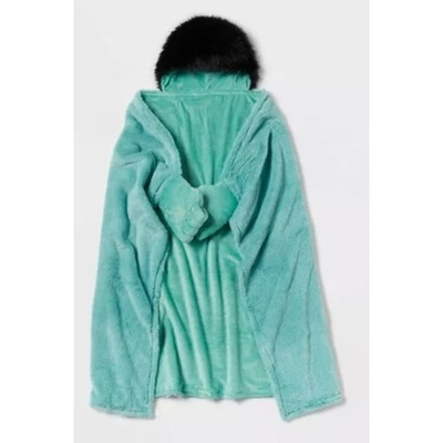 Marvel Hulk 儿童连帽毯 - Pillowfort,40 英寸 x 50 — 第 1/4 张图片