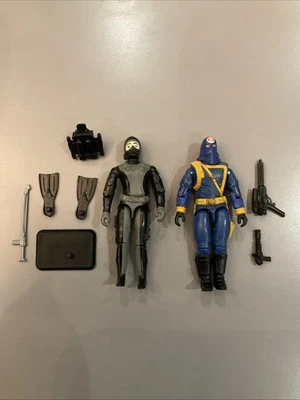 Gi Joe / Action Force Figures Wet Down And Cobra Commander Both 100% - Image 1 of 2