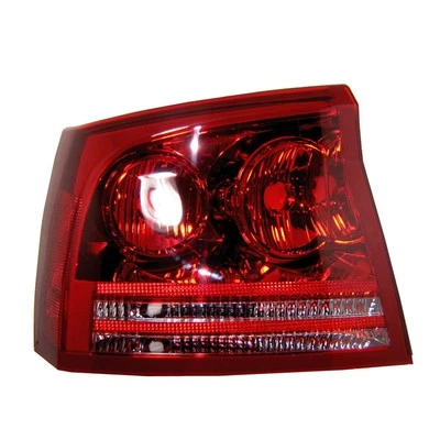 For 2006-2008 Charger Rear Left Tail Lights Red & Clear Plastic 5174407AA V - Image 1 of 4