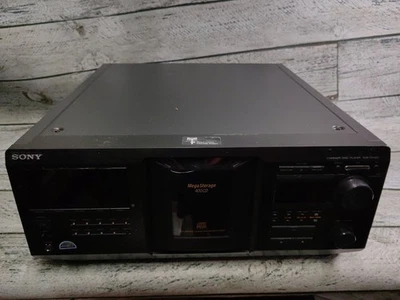 SONY CDP-CX400 400 DISC CHANGER W/ REMOTE SERVICED NEW BELTS TESTED WORKS W/BOX - Image 1 of 4
