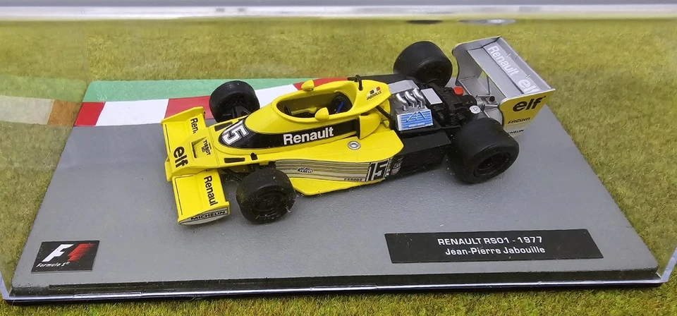 Renault RS01 1977 Jean Pierre Jabouille - Formula 1 Auto Collection Scala 1/43   - Immagine 1 di 1