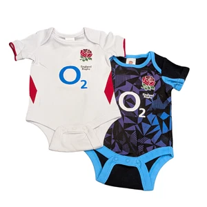 England Rugby Baby Bodys 2er Pack Heim und Auswärts 25/26 - Bild 1 von 3