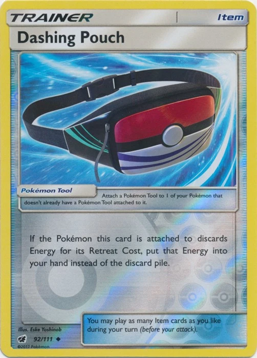 Dashing Pouch - 92/111 - Uncommon - Reverse Holo - Crimson Invasion #92/111 Poke - Image 1 of 1