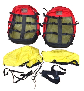 VTG Robert Beckman Designs Rear Panniers w/Detachable Backpacks 18"x14" EUC - Bild 1 von 15