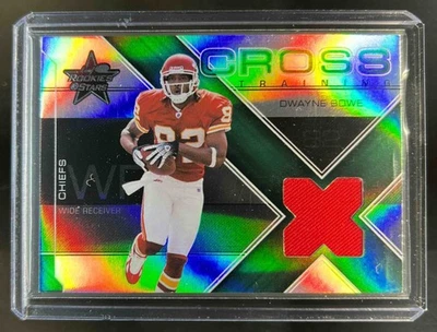 2007 Leaf новичков и звезд Дуэйн Боуи перекрестие Джерси зеленый RC #101/250 - Изображение 1 из 2