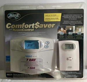 Hunter Comfort Saver 7-Day Programmable Thermostat Room Control 44668 NEW - Picture 1 of 6