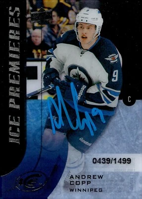 Andrew Copp - Signed 2015-16 Upper Deck Ice Premieres /1499 Rookie Card #140 - Image 1 of 2