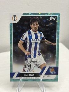 2022-23 Topps Chrome UEFA Club Competitions Aqua Refractor /399 David Silva - Picture 1 of 2