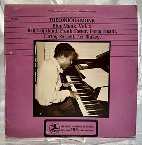 LP: Thelonious Monk, Blue Monk, Vol. 2, Prestige, Prestige Historical Series, - Picture 1 of 4