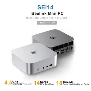 Beelink Mini PC Juego SEi14 Intel Core Ultra 5 125H DDR5 32GB+1TB hasta 4.5GHz - Imagen 1 de 26