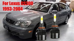 LED For Lexus GS300 1993-2004 Headlight Kit 9006 HB4 White CREE Bulbs Low Beam - Picture 1 of 10