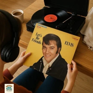 Elvis Presley Vintage 1970 Let's Be Friends Vinyl LP Record Album RCA Records US - Foto 1 di 12