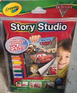 CARS 2 Disney Pixar Crayola Story Studio LIGHTNING MCQUEEN MATOR Activity NIP - Picture 1 of 2