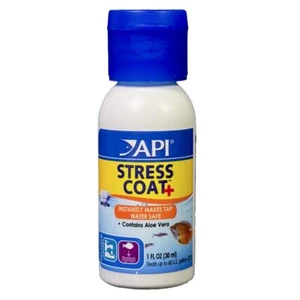 API STRESS COAT Aquarium Water Conditioner 30 ml Bottle - Picture 1 of 7