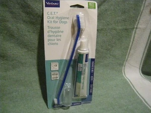 Virbac C.E.T. Oral Hygiene Kit for Cats and Dogs Toothpaste | 3 Piece Set | New! - Picture 1 of 6