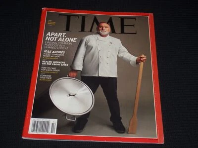 2020 APRIL 6-13 TIME MAGAZINE - CHEF JOSE ANDRES COVER - L 10820 - Image 1 of 2