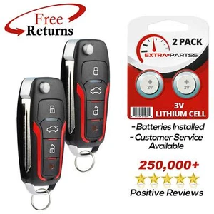 2 For 2003 2004 2005 2006 2007 Ford Expedition Keyless Remote Fob Flip Key - Picture 1 of 6