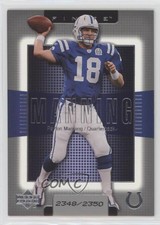 2003 Upper Deck Finite /2350 Peyton Manning #1 HOF