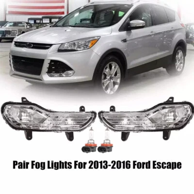 Par de luces antiniebla halógenas para parachoques delantero derecho derecho derecho Ford Escape 2013 2014-2016 Foto 1 de 4