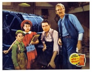 Wild And Woolly lobby card Carl Switzer Jane Withers robert Wilc 1937 OLD PHOTO