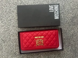 Love Moschino Women's Quilted Medium Flap Shoulder Bag - Red | FREE SHIPPING ✅✅✅ - Picture 1 of 6