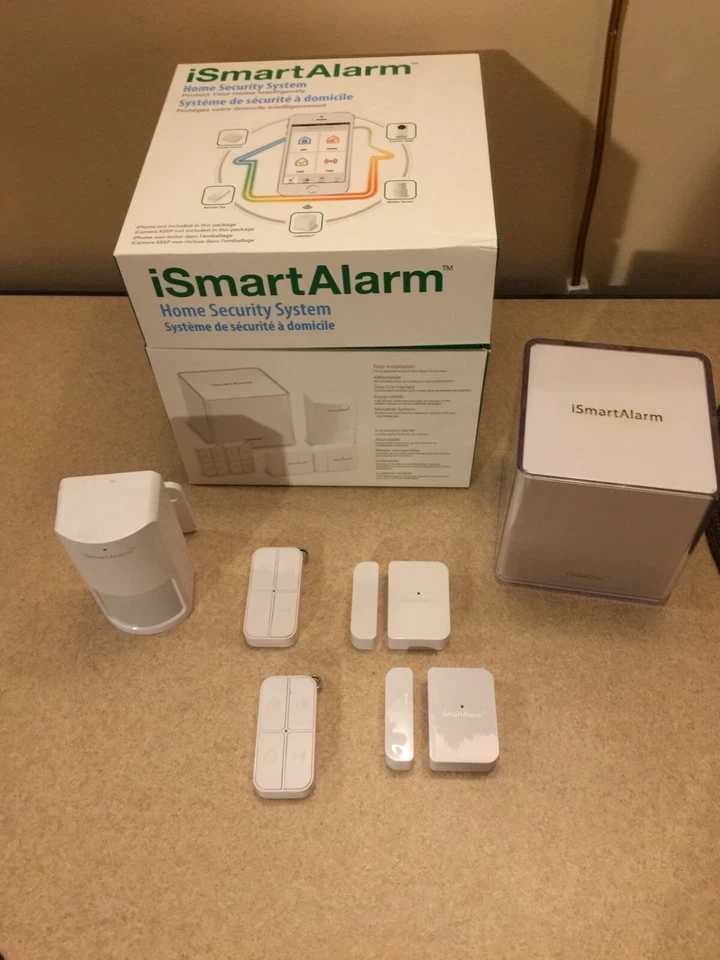 iSmartAlarm Preferred Package Home Security System, White Used - Image 1 of 1