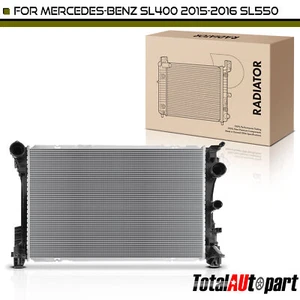 Radiator without Oil Cooler for Mercedes-Benz R230 SL400 SL450 SL550 R171 SLK300 - Picture 1 of 8