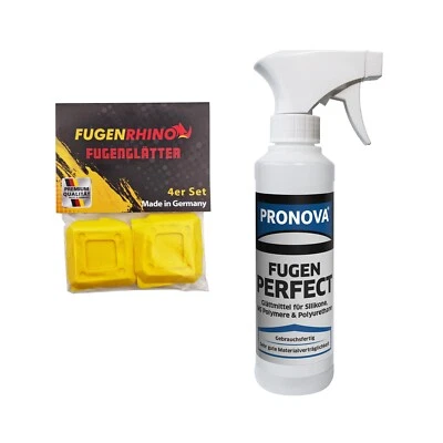 Fugenglätter Fugenabzieher Fugenspachtel Glättemittel Silikon  Set Fugen glätten - Bild 1 von 4