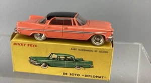 DINKY TOYS FRANCE #545 DE SOTO "DIPLOMAT" USED WITH ITS ORIGINAL BOX - Picture 1 of 5