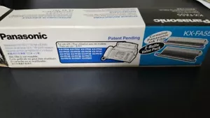 Nuova cartuccia nastro nero Panasonic KX-FA55 1 pellicola di ricambio sigillata - Foto 1 di 3