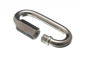 New 8 X Quick Link Chain Repair Joiner Fasteners M10 BZP Rust Proof Steel - Ones - Picture 1 of 1