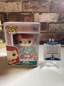 Signed disney Ariel Funko Pop Vinyl Ron Clements auto Little Mermaid Director - Picture 1 of 10