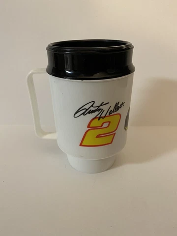 Vtg Nascar Rusty Wallace Number 2 Collectors 16oz Insulated Automobile Mug Cover