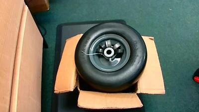 Rueda libre plana de 11x4,00-5", buje de 3/4" o 5/8", buje centrado de 3,4"-5" 2 piezas Foto 1 de 4