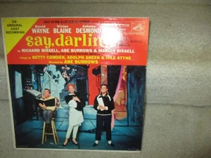 Say,Darling-1958 Vinyl LP Cast Album/RCA Victor Mono LOC-1045 - Picture 1 of 7