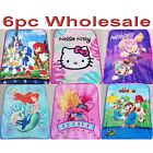 6pc Wholesale Kids Hello Kitty Sonic Mario Fleece Mink Blanket All Season Mixed