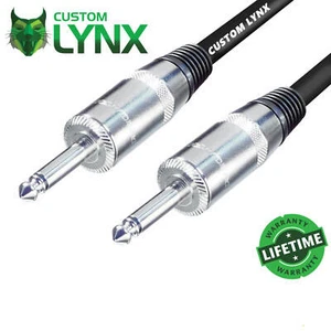 Rean Neutrik Jack to Jack Speaker Cable. Head To Cab Lead. Low Resistance. 2.5mm - Picture 1 of 4