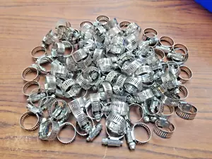 (100 Stück) Tridon CC10 Edelstahl Zahnradklemmen 9/16"-1-1/16" (VR8) - Bild 1 von 7