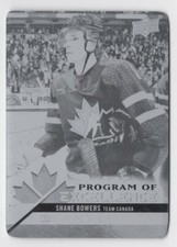 2021-22 UPPER DECK PROGRAM OF EXCELLENCE BLACK PLATE 1/1 RC SHANE BOWERS