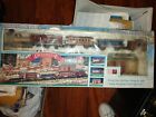 New Bright 1994 Vintage Dickensville Collectables Train Set Station w/ Sound!!