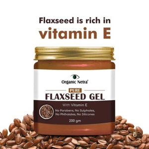 Certified Pure Original Flaxseed Gel For Hair Nourishing Face Skin 200 gm - Picture 1 of 4