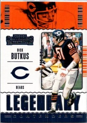 2020 Panini Contenders #LC-DBU Dick Butkus Legendary Contenders - Image 1 of 2