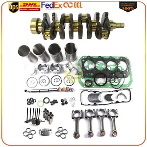 Kit de reconstrucción de motor 1DZ-II 1DZ-2 y cigüeñal y 6x bielas para carretilla elevadora 7FD 8FD - Imagen 1 de 14