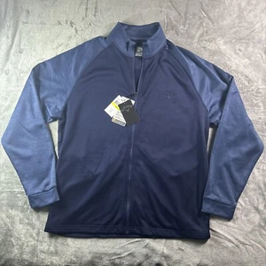 Callaway Golf Wind Jacket UPF 50 Full Zip Men’s Size Medium Blue NWT - Picture 1 of 7