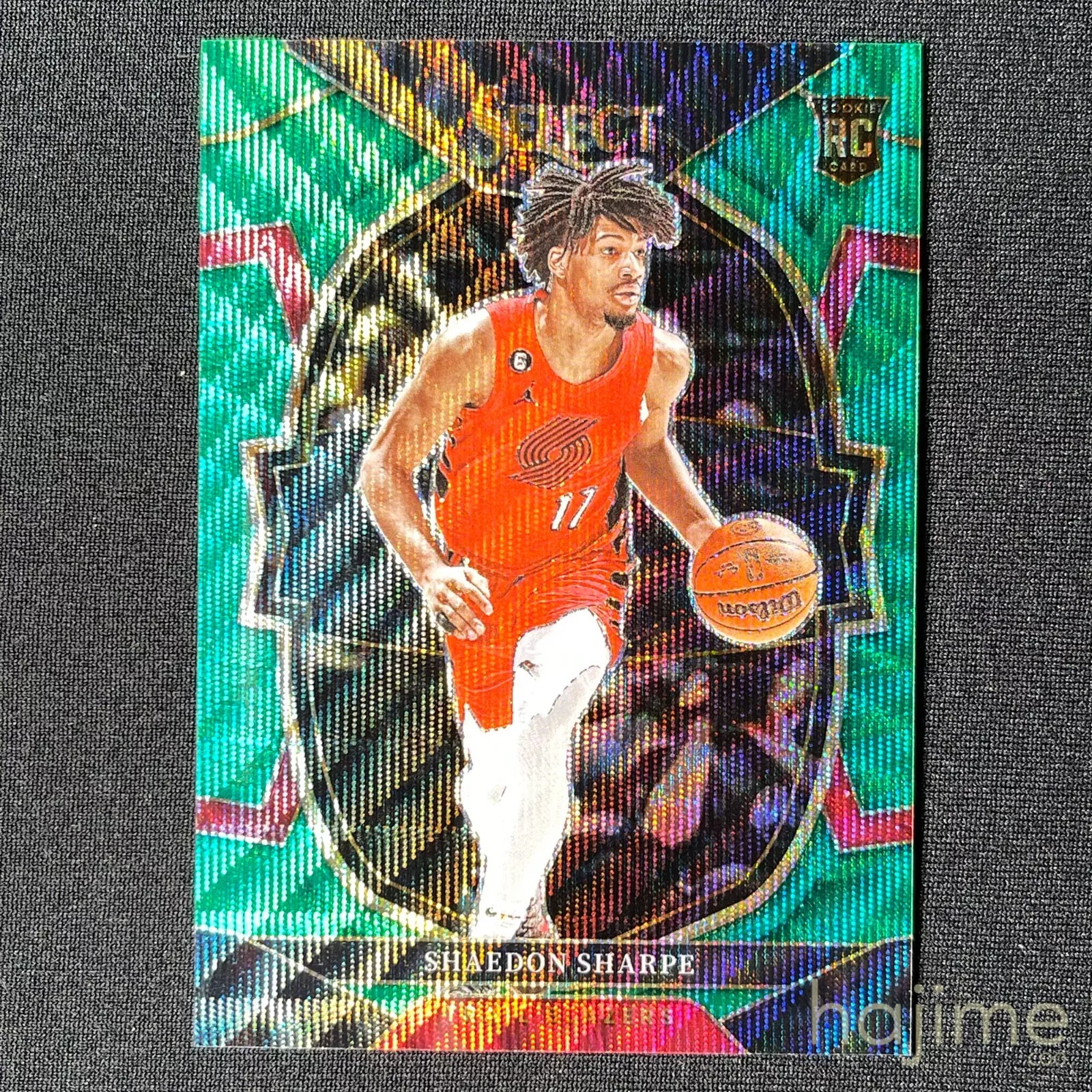 2022-23 Select Shaedon Sharpe Asia Green Wave 50/50 #71 RC Trail Blazers