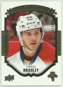 2015-16 Upper Deck UD Portraits Gold Foil #P-77 Connor Brickley 40/99