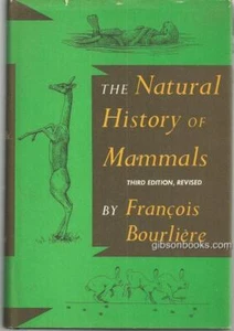 Natural History of Mammals by Francois Bourliere 1964 Dust Jacket Nature Writing - Picture 1 of 1