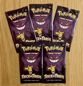 5x Pokemon Trick Or Trade Halloween Booster Packs (UK in hand Fast Shipping) - Picture 1 of 1